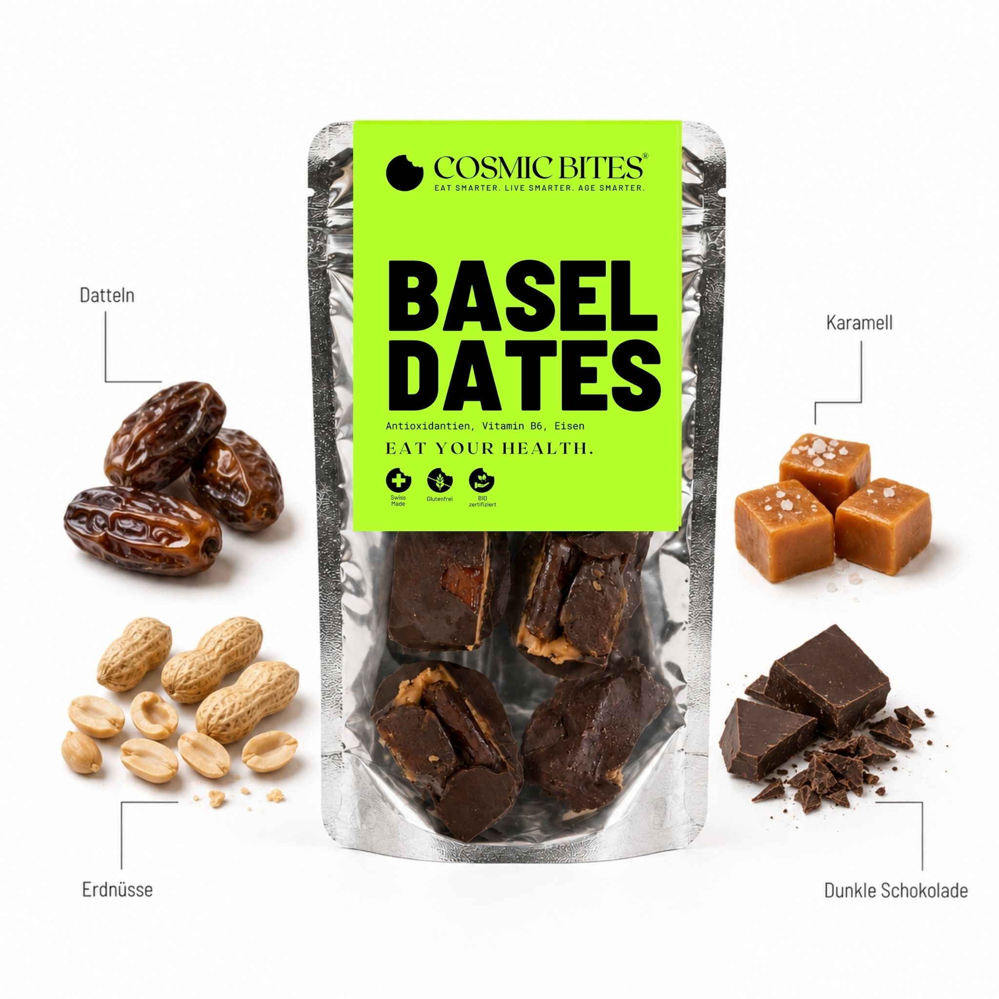 BIO Basel Dates mit Antioxidantien, Vitamin B6, Eisen
