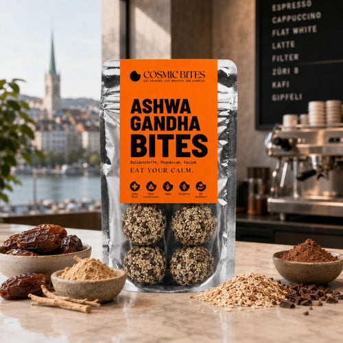 BIO Ashwagandha Bites mit Ballaststoffen, Magnesium, Kalium
