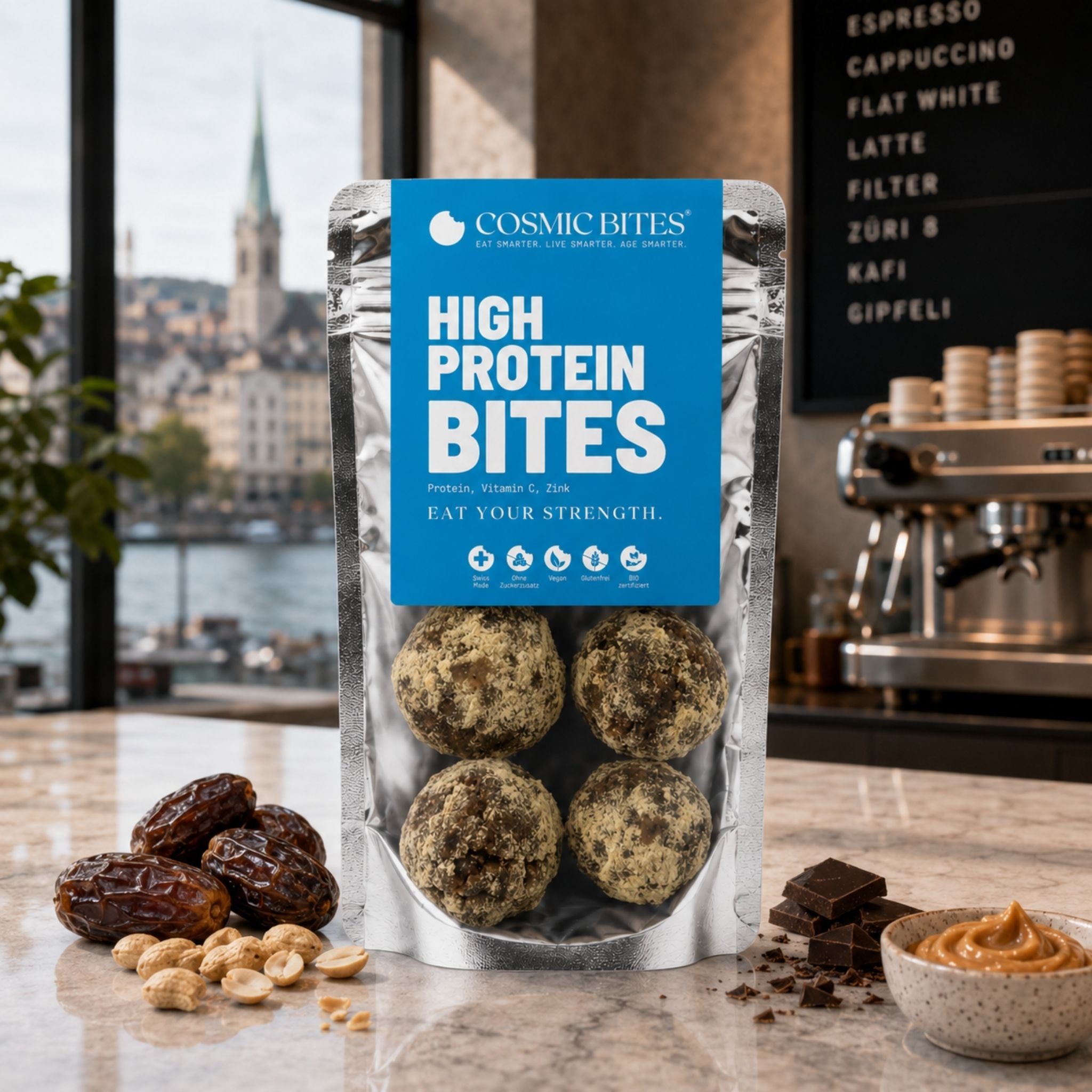BIO High Protein Bites mit extra Protein, Vitamin C, Zink