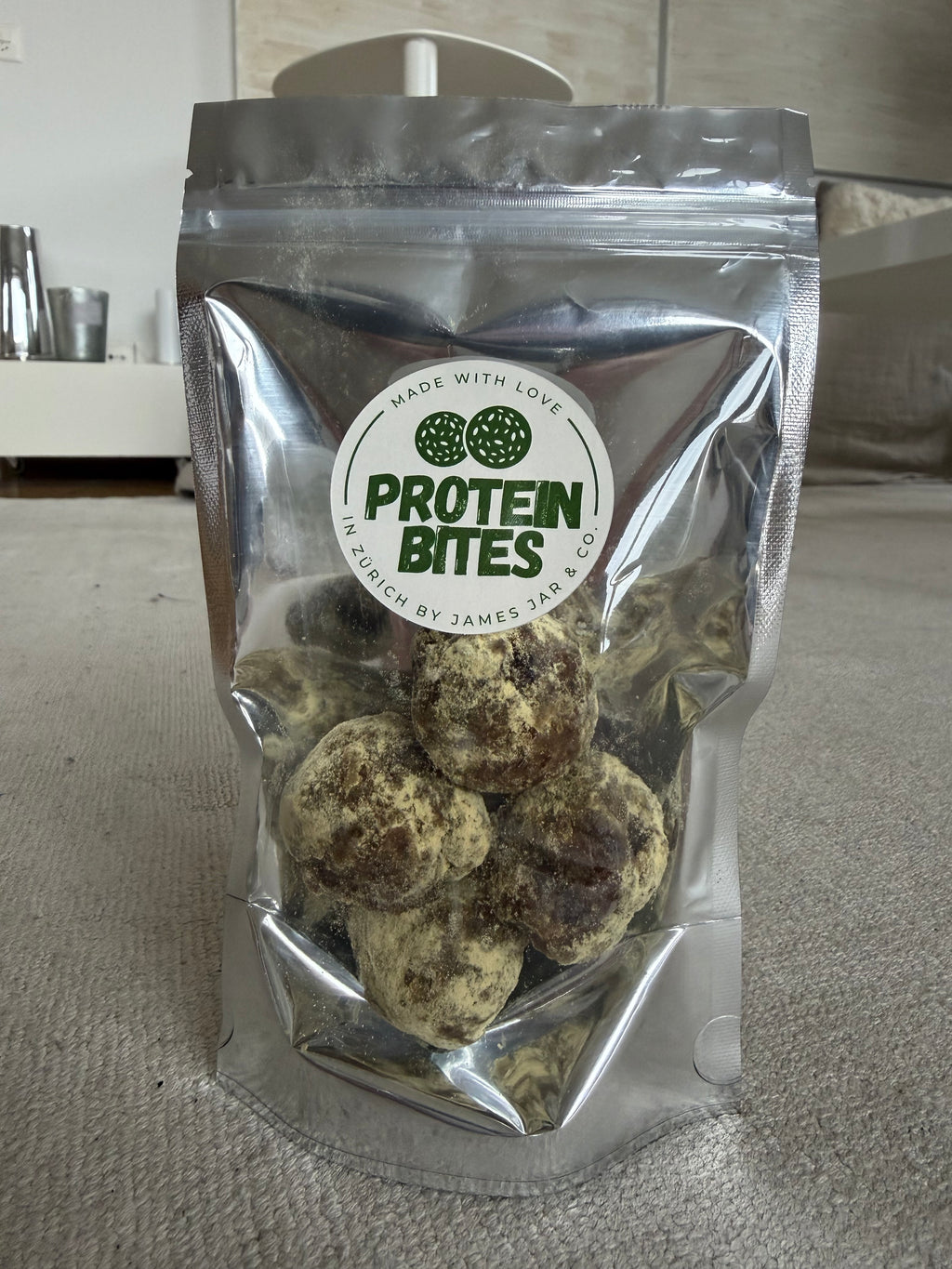 BIO Proteinballs – Natürlicher Energie-Snack mit Haselnuss & Erbsenprotein