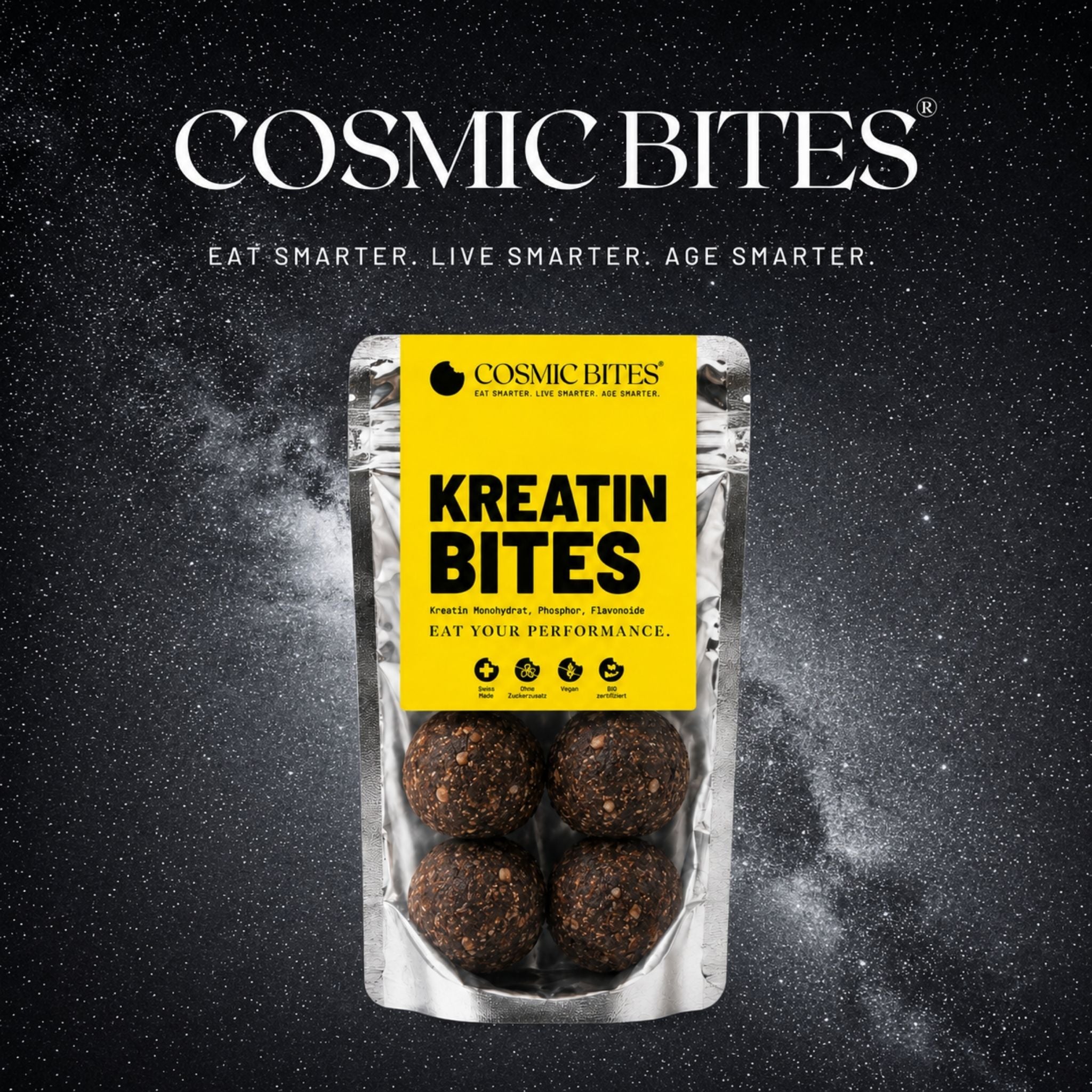 BIO Kreatin Bites mit Kreatin Monohydrat, Phosphor, Flavonoide