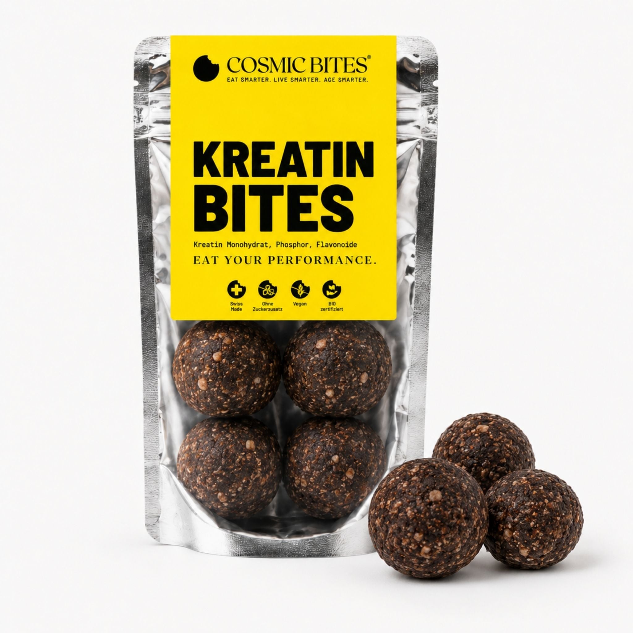 BIO Kreatin Bites mit Kreatin Monohydrat, Phosphor, Flavonoide