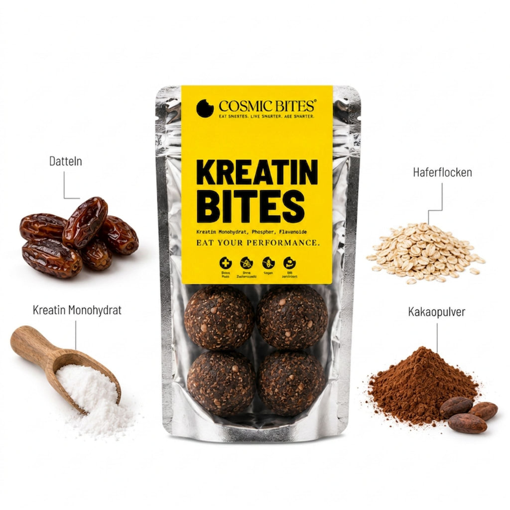 BIO Kreatin Bites mit Kreatin Monohydrat, Phosphor, Flavonoide