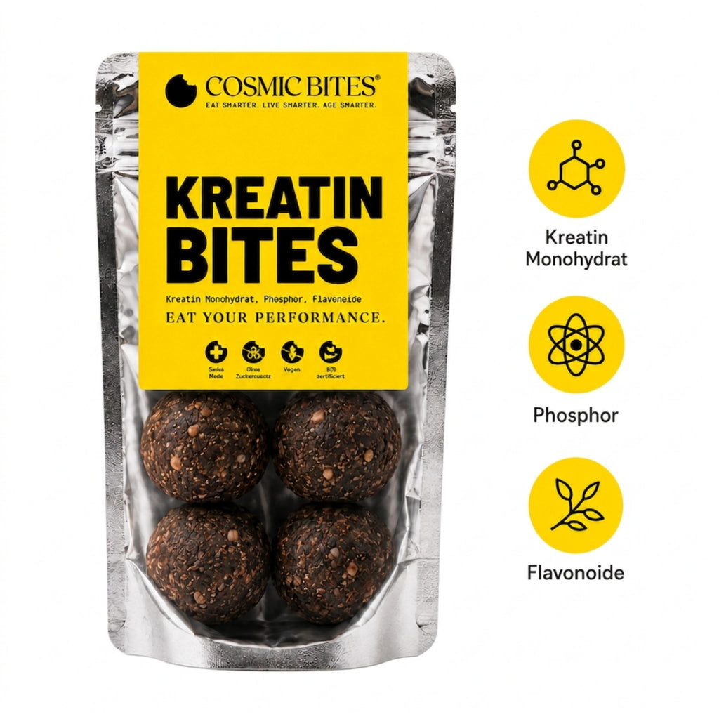 BIO Kreatin Bites mit Kreatin Monohydrat, Phosphor, Flavonoide