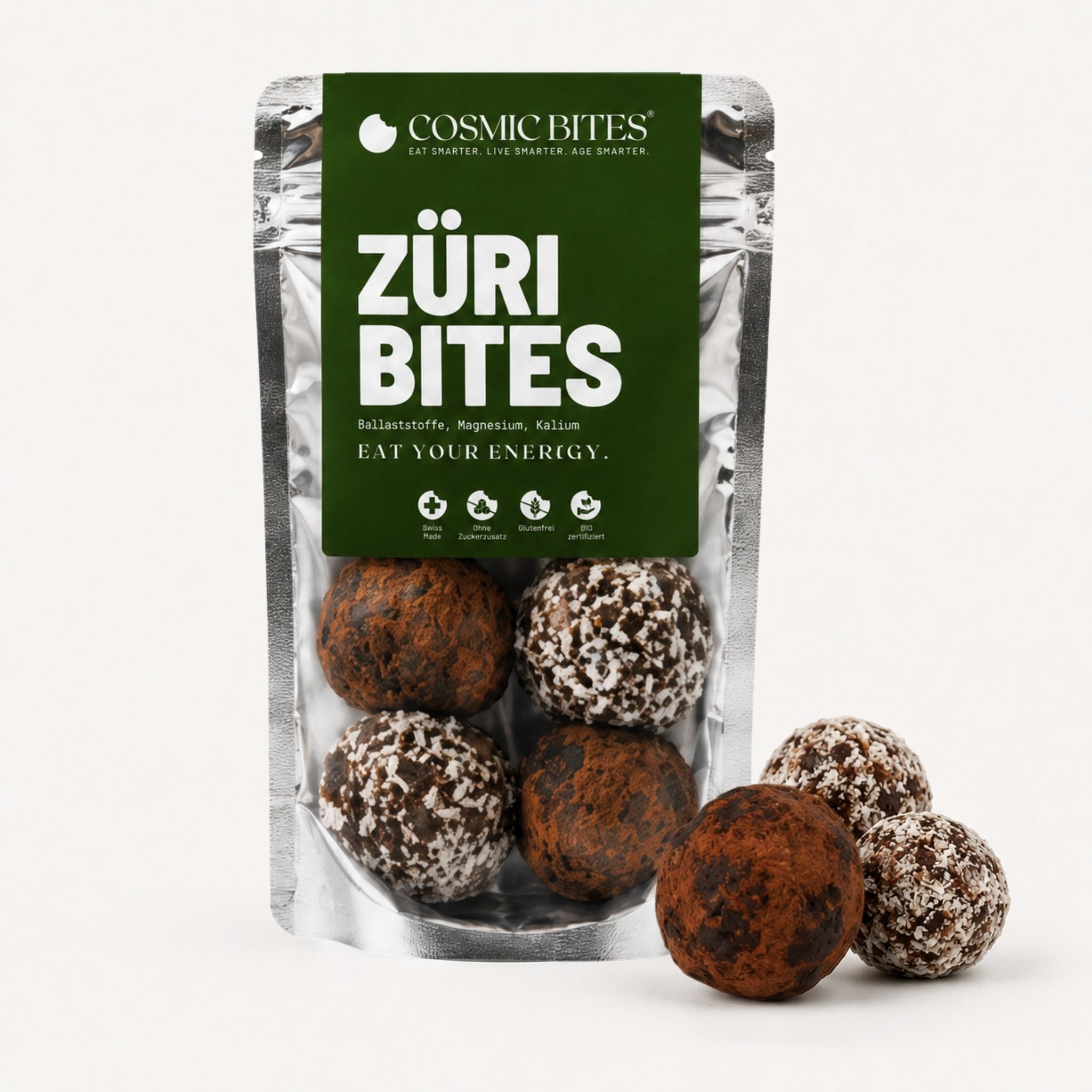 BIO Züri Bites mit Ballaststoffen, Magnesium, Kalium