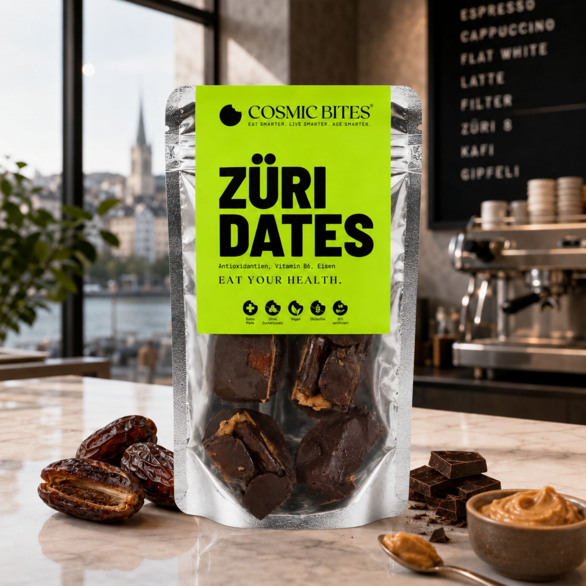 BIO Züri Dates mit Antioxidantien, Vitamin B6, Eisen