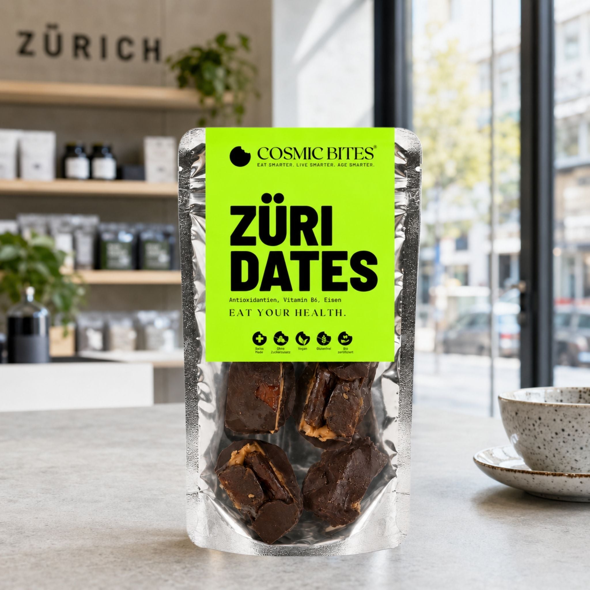 BIO Züri Dates mit Antioxidantien, Vitamin B6, Eisen