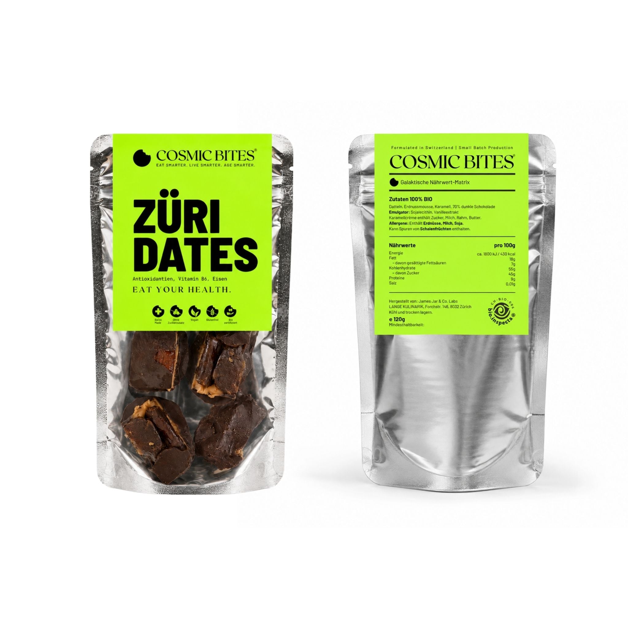 BIO Züri Dates mit Antioxidantien, Vitamin B6, Eisen